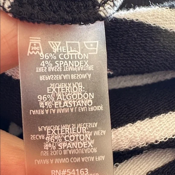 Karl Lagerfeld Monochrome Striped Pullover - Picture 8 of 8